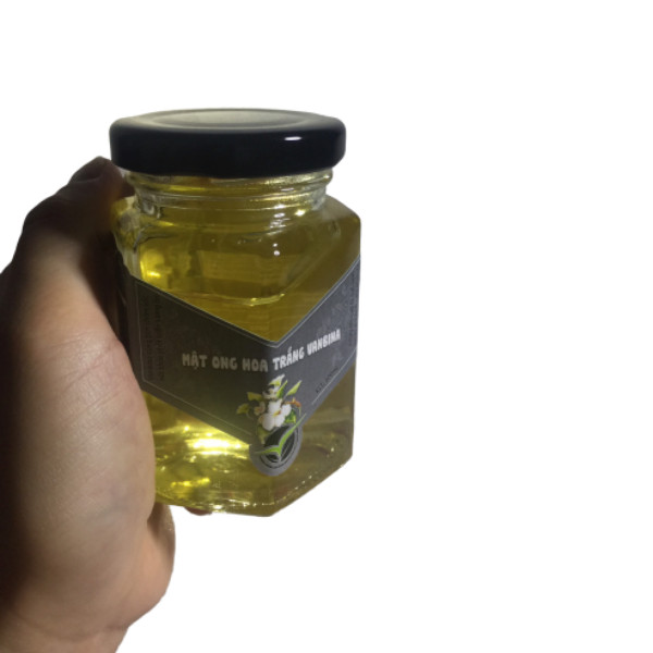 Mật ong hoa trắng Vanbina 100ml - Mật ong sạch, nguyên chất tự nhiên tiêu chuẩn xuất khẩu