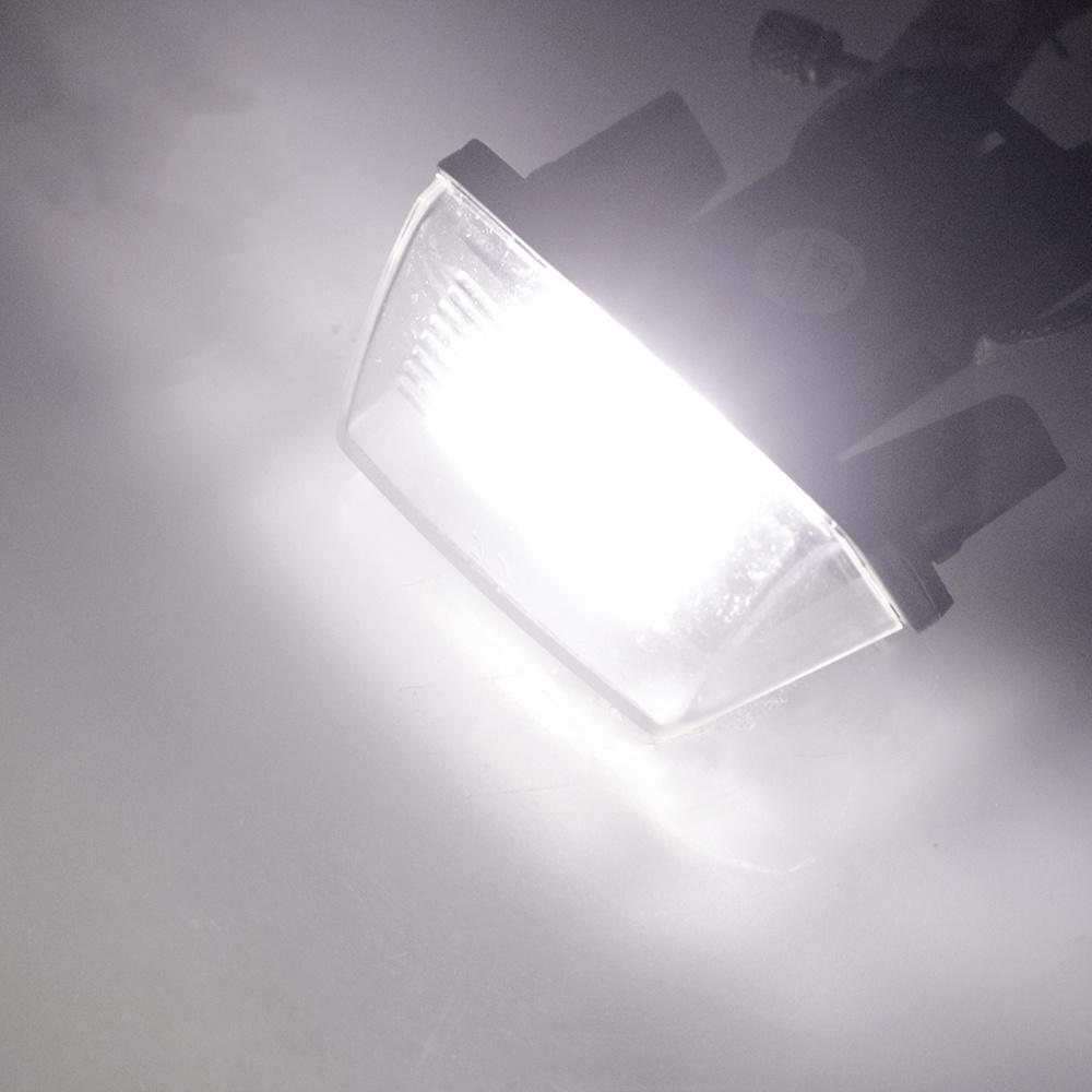 1 Cặp Đèn Led Chiếu Biển Số Xe Hơi Peugeot 206 207 306 307 308 5008 Cho Citroen C3 C4 C5 Berlingo Saxo Xsara Picasso