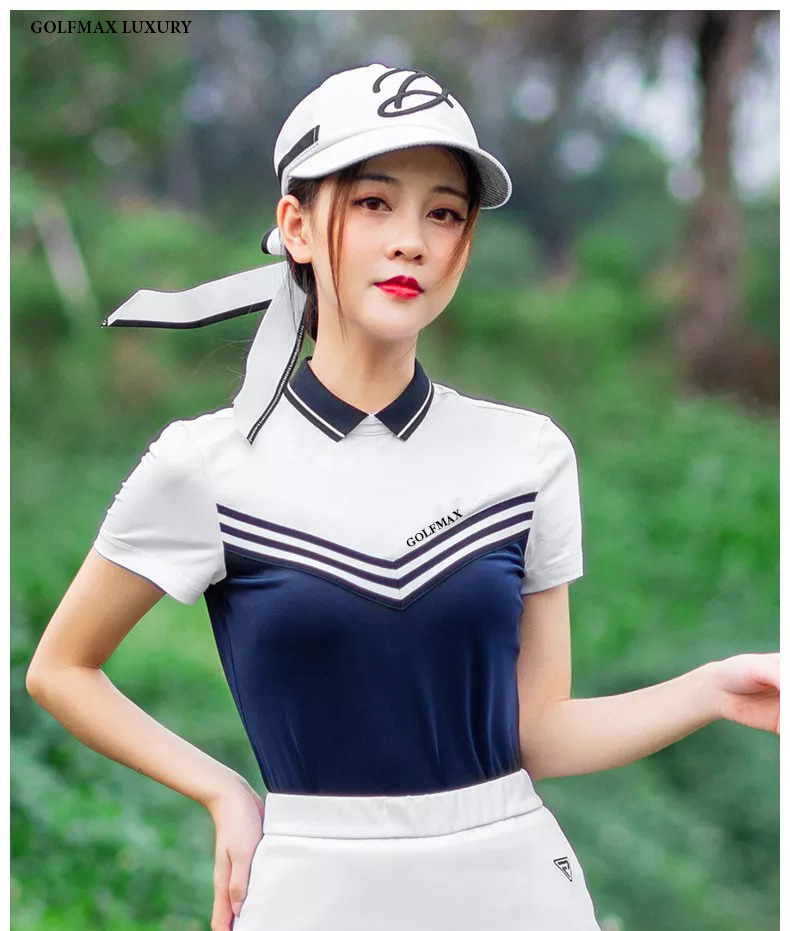 Áo cộc tay golf nữ chính hãng_GM272