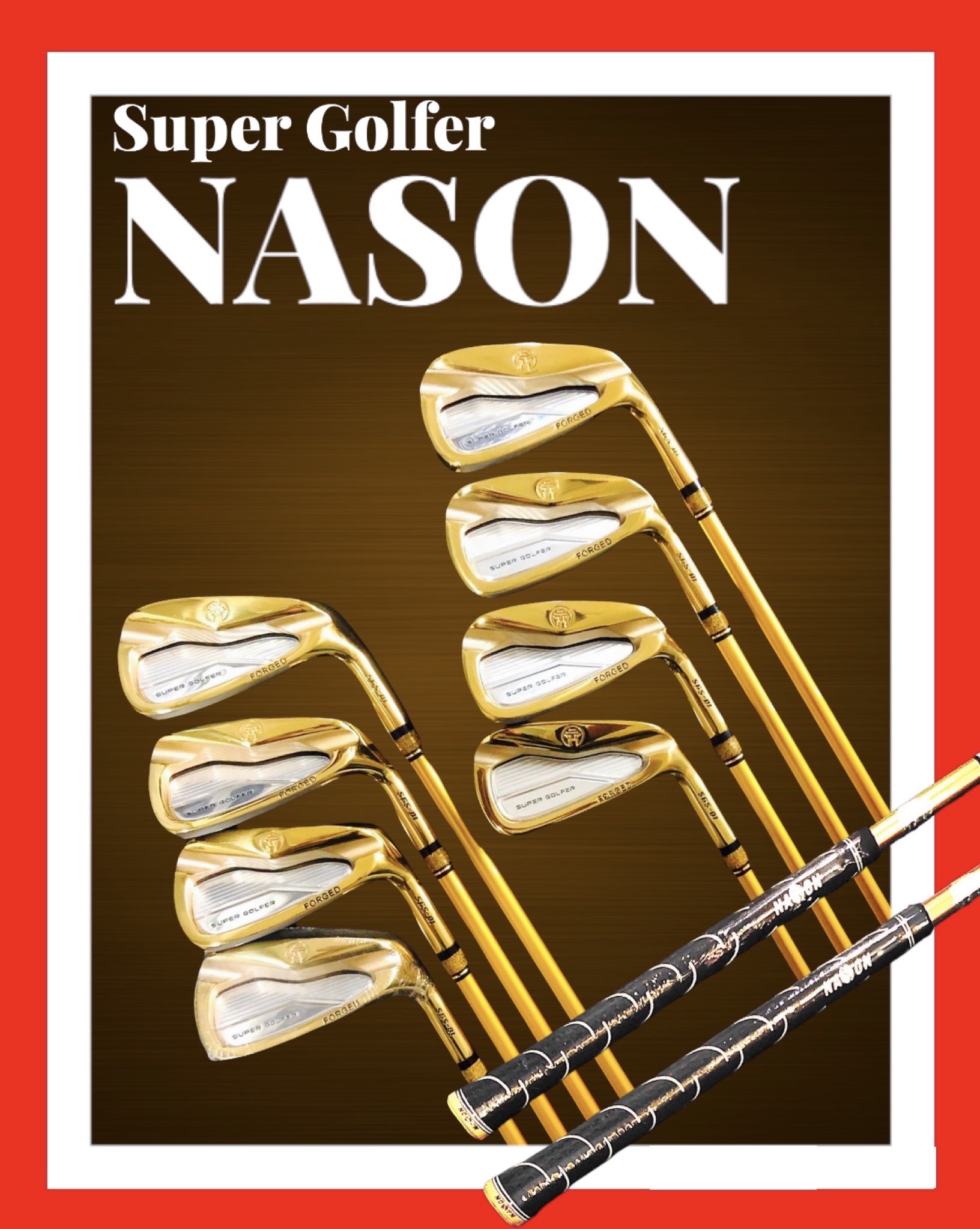Hình ảnh BỘ GẬY GOLF NAM PHONG THỦY Super SGS-01 (14 gậy + Túi rồng phượng + Cover) | Nason