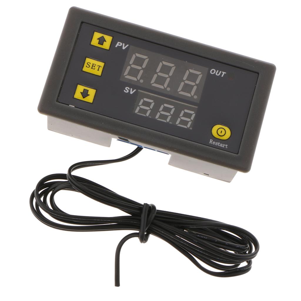 W3230 -50~120°C Mini Temperature Sensor Controller Regulator Switch 24V