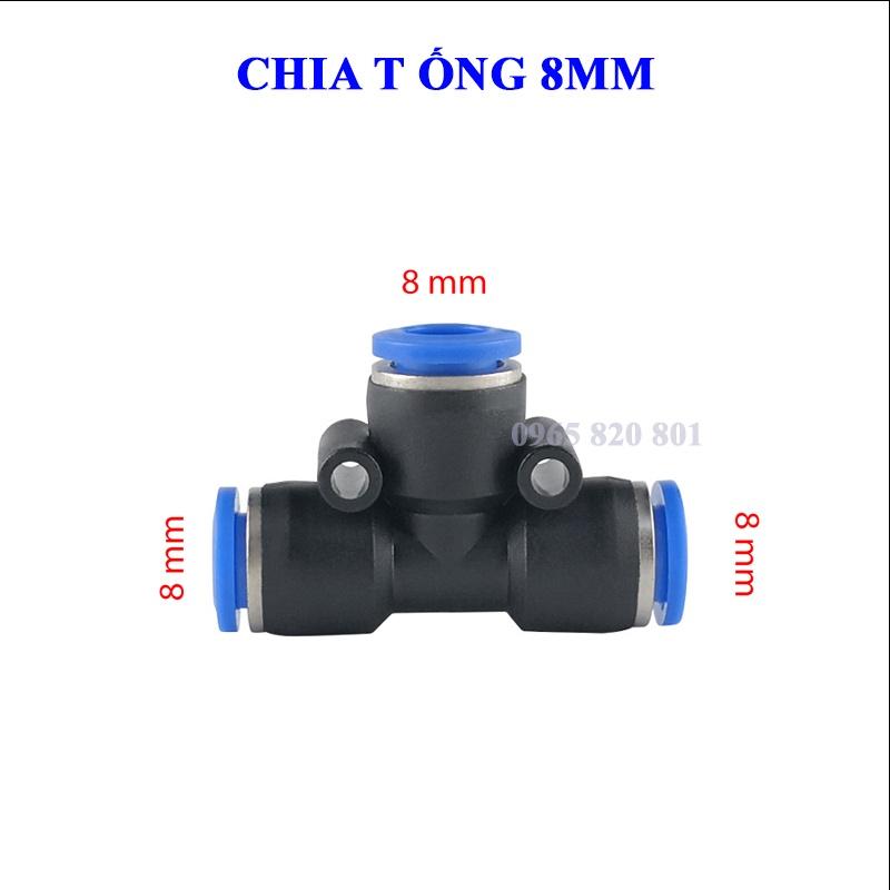 Chia T 8mm ống phun sương ống hơi