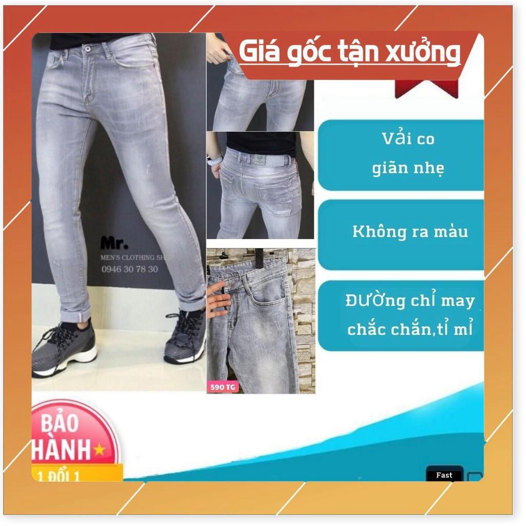 Quần Jean Nam Chất Bò Phong Cách Trẻ Trung Năng Động Soái Ca