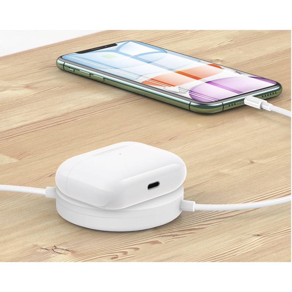 Đế sạc không dây 3in1 cho Iphone/Apple Watch/ Airpods tích hợp cáp sạc Lightning USAMS - HanruiOffical