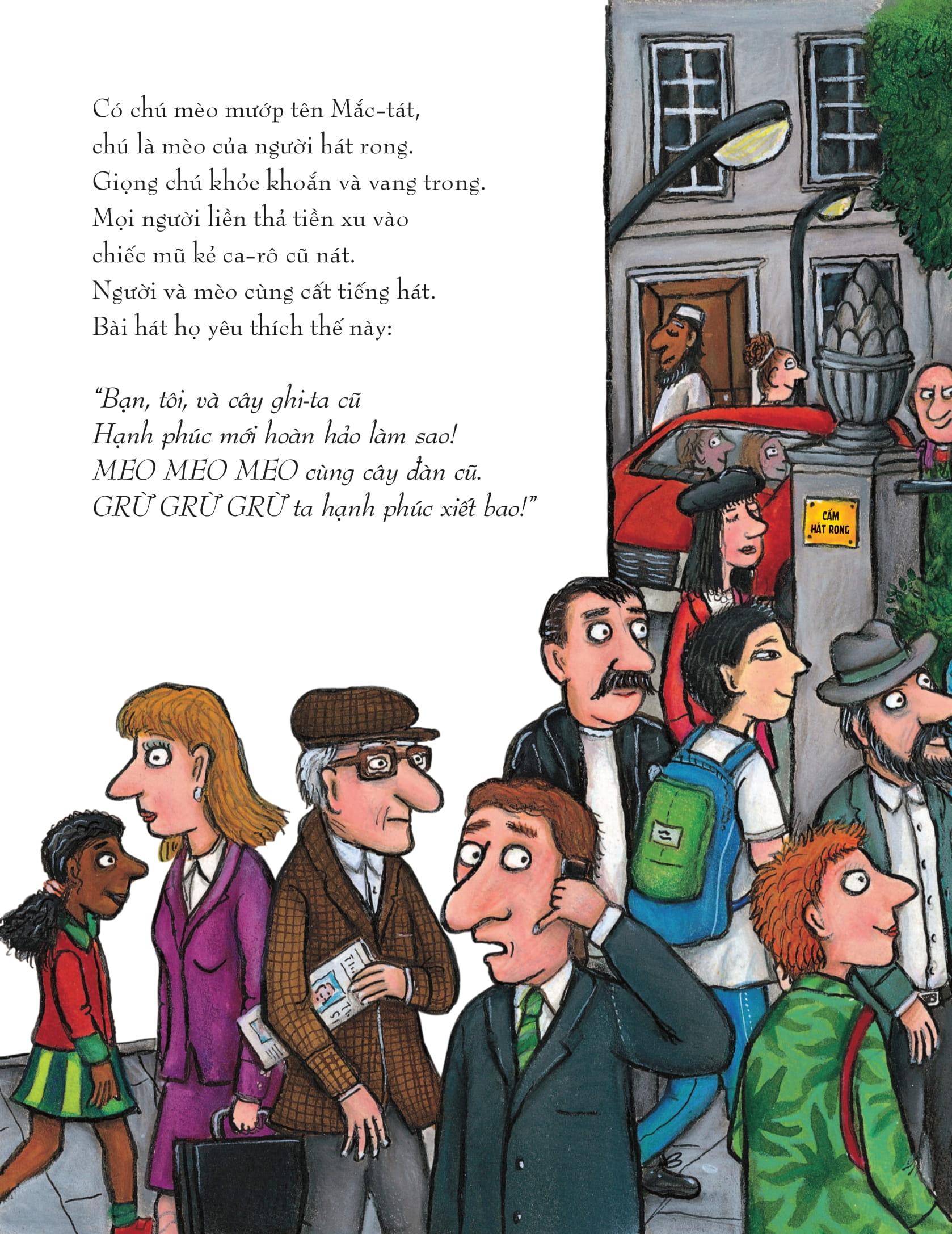 Sách - Chú Mèo Hát Rong
