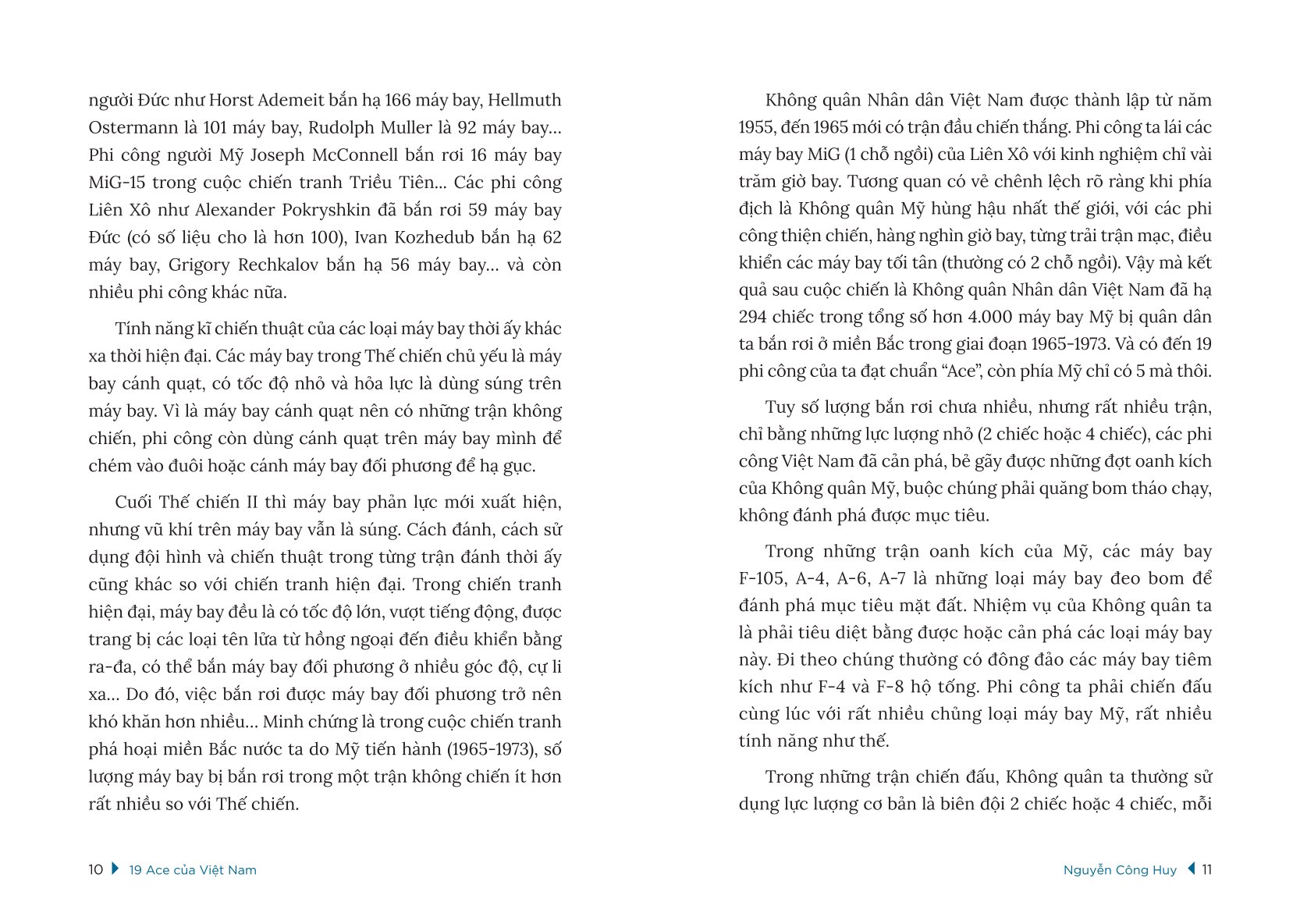 Sách Người Lính Phi Công Kể Chuyện: 19 ACE Của Việt Nam – Những Phi Công Huyền Thoại Trên Máy Bay Mig
