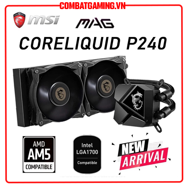 Tản Nhiệt Nước AIO MSI MAG CoreLiquid P240 - Hàng Chính Hãng