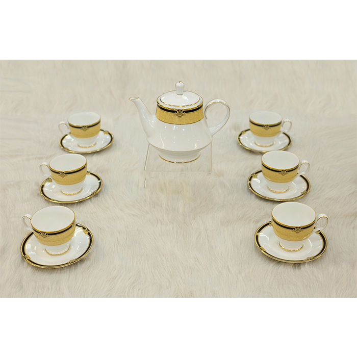 Bộ trà sứ Nhật NORITAKE BRAIDWOOD 4341 - Hàng chính hãng