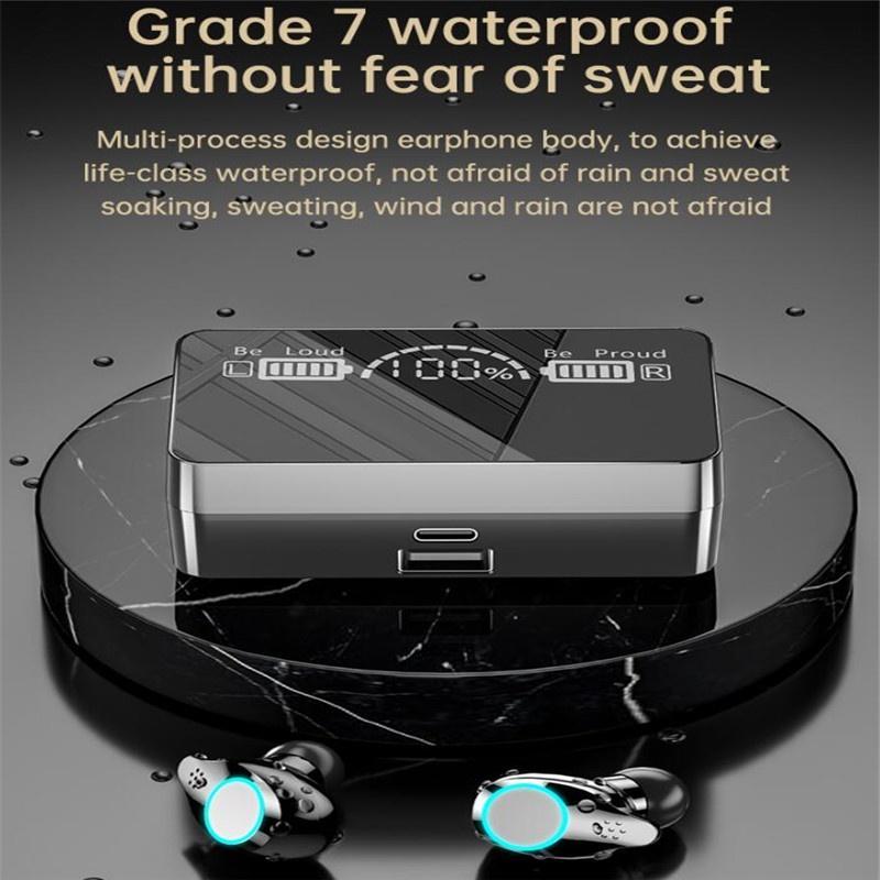 Tai Nghe Bluetooth Không Dây X3B TWS 9D Chống Thấm Nước Kèm Hộp Sạc Ốp
