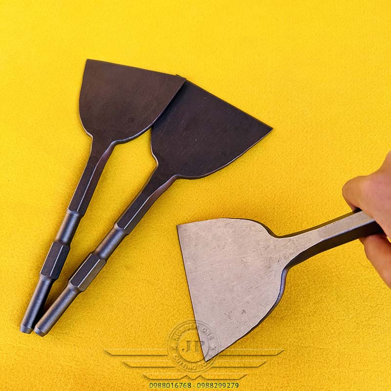 Mũi Đục Bê Tông Chuôi Lục Giác Đầu Dẹt Ø17x280x120mm