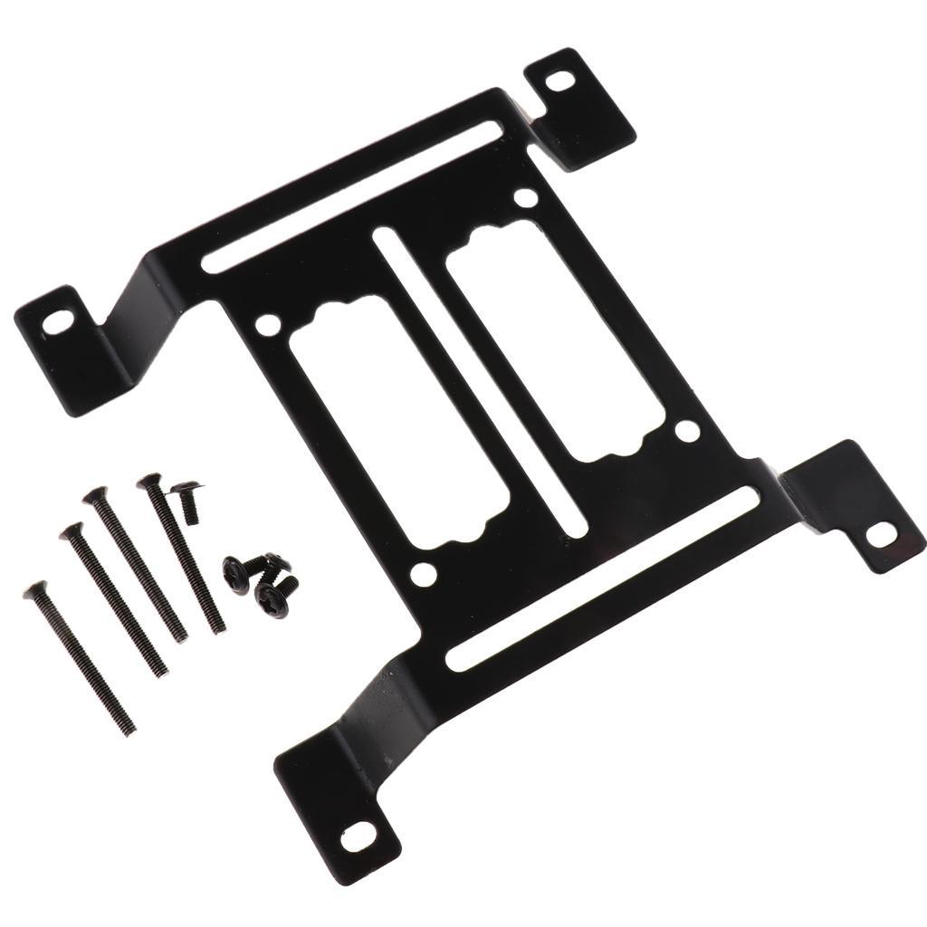 2Pcs 12cm Water Cooling Radiator Support Holder Water Pump Bracket Metal
