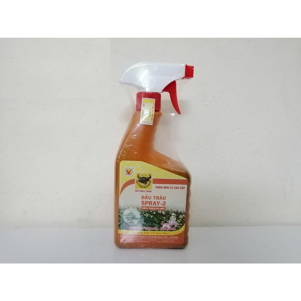 Phân bón kích thích ra hoa Đầu Trâu Spray-2 dạng xịt (500ml)