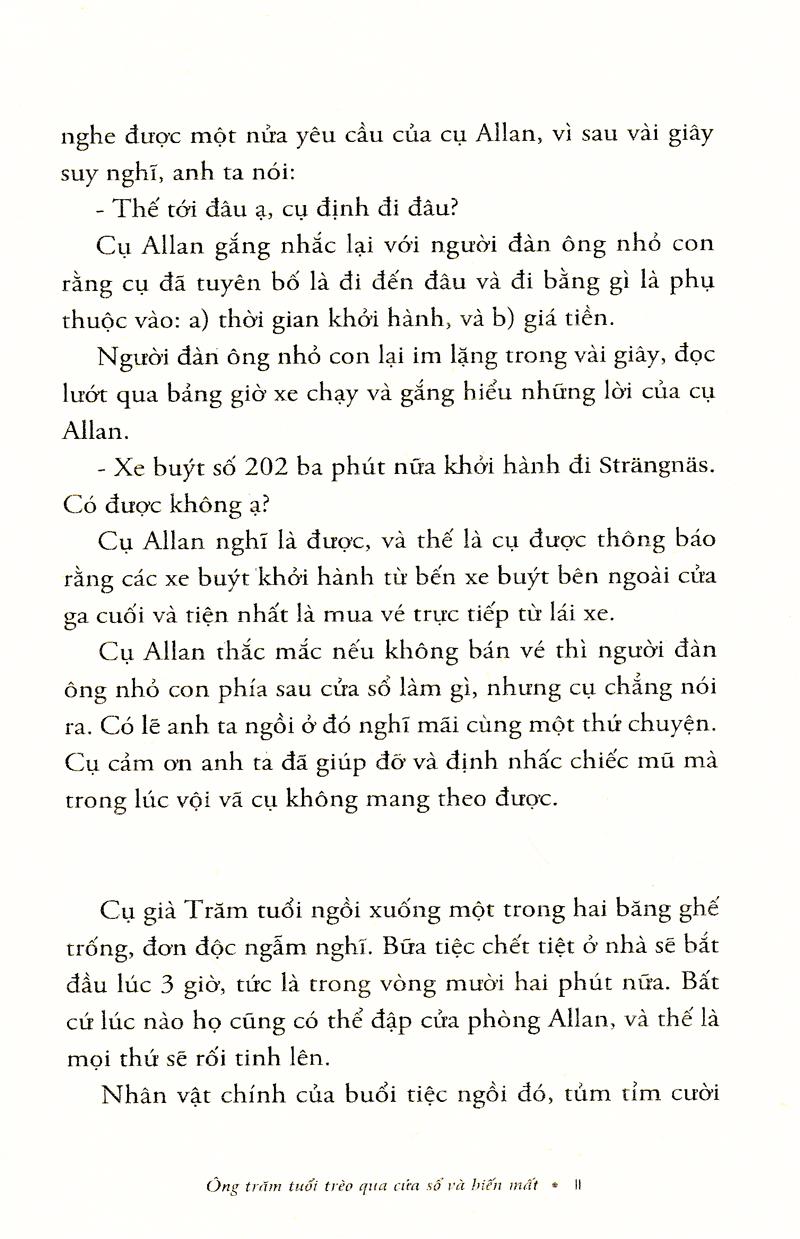 Ông Trăm Tuổi Trèo Qua Cửa Số Và Biến Mất