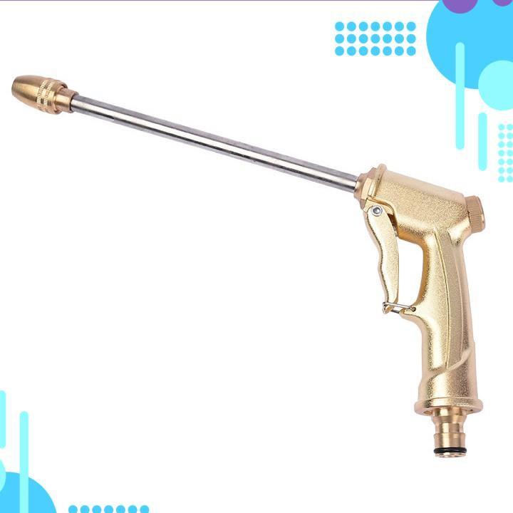 Bộ dây vòi xịt ️bơm nước phun sương️ , tăng áp 3 lần, loại 7m, 10m 206701-3 đầu đồng, cút,nối nhựa vàng