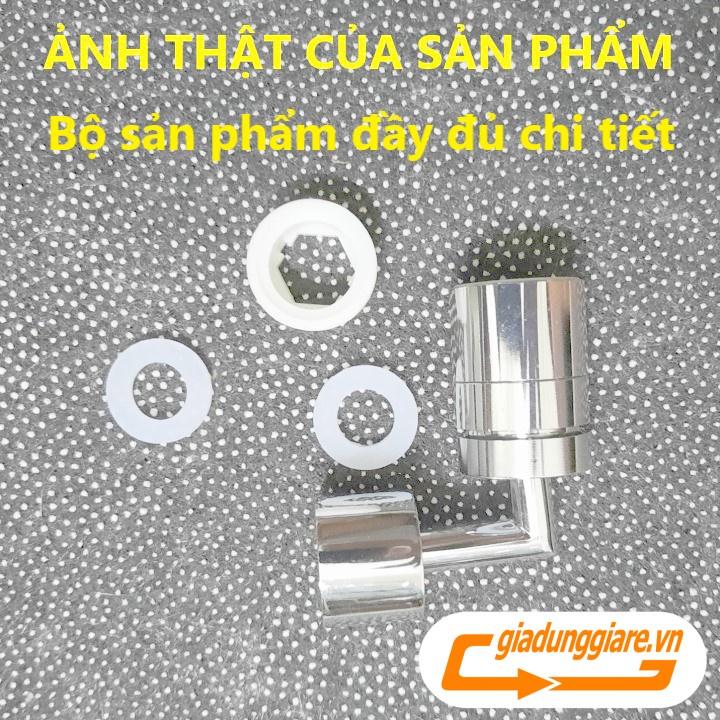 ĐẦU NỐI INOX TĂNG ÁP VÒI NƯỚC lắp được đa số vòi chậu rửa chén bát lavabo với 2 chế độ nước chảy