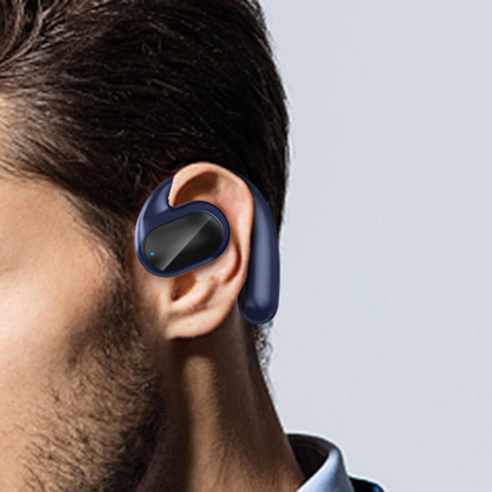 Ear Hook Earpiece Lightweight with Mic Earpiece for Bicycling Working Sports