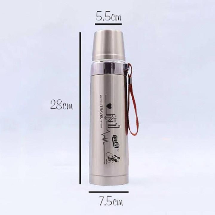 Bình giữ nhiệt inox 800ml cao cấp