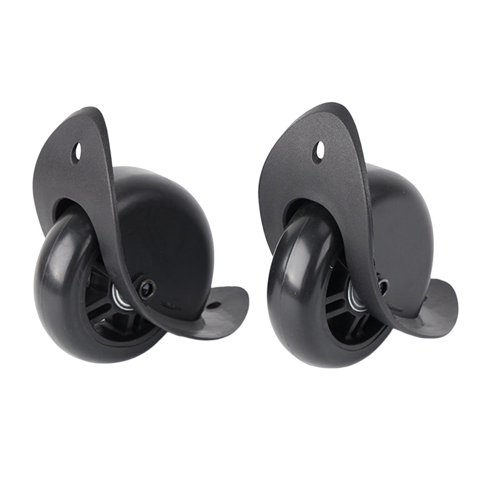 2 Pieces Luggage Replacement Wheels, Mute Smooth Suitcase Wheels Replacement for Suitcase Trolley Luggage