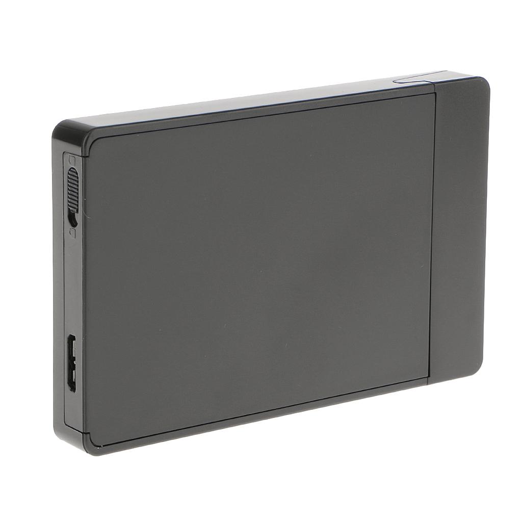 USB3.0 III 2.5" SSD HDD Enclosure Laptop Disk Case Box Black