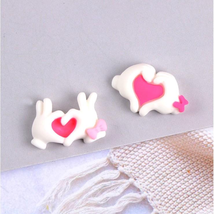 Charm đôi bàn tay thả tim dùng trang trí vỏ ốp điện thoại, kẹp tóc, DIY