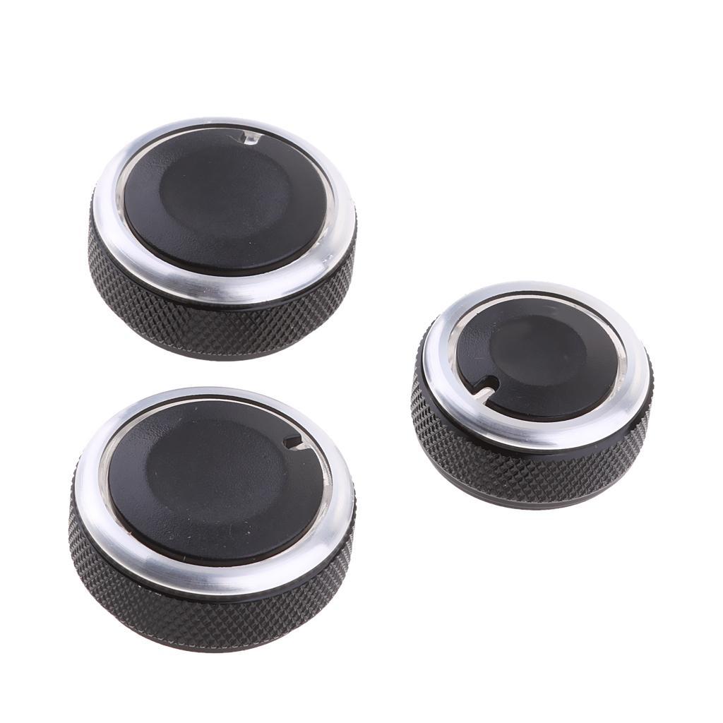 3 Piece Car Air Conditioner A/ Switch Knobs for   2002-2013