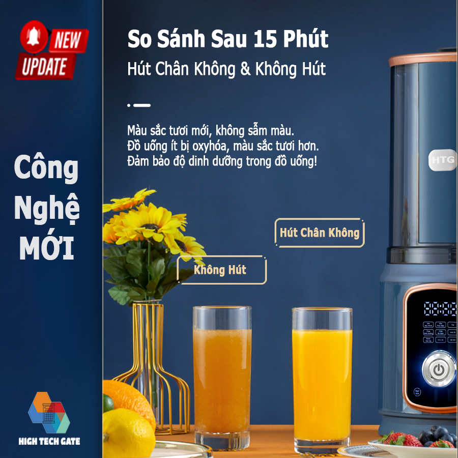 Máy Làm Sữa Hạt Đa Năng CB9250 Công Nghệ Giảm Ồn Cách Âm, Hút Chân Không, Hẹn Giờ Thông Minh, Xay Nấu 4D Mịn, Chống Dính Chống Khê, Tự Vệ Sinh, Hàng Chính Hãng