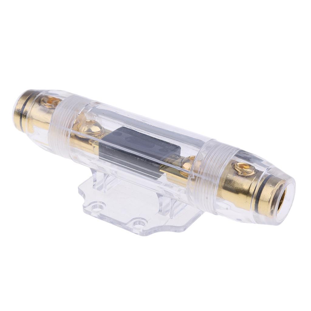 Durable 100A Car Audio Fuse Block Distribution Holder Gold Plate Car Accessories