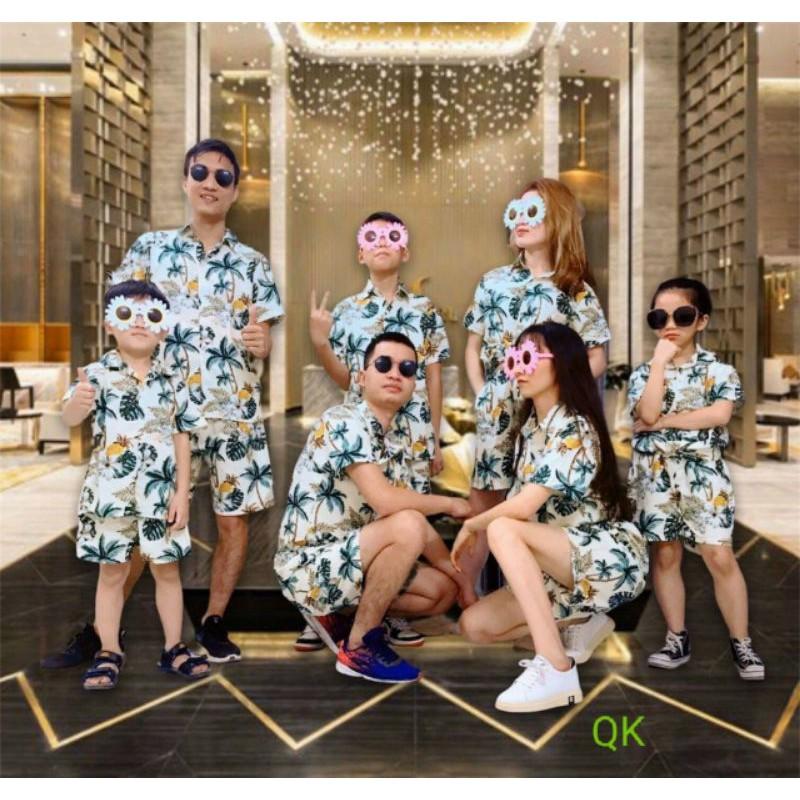 Quần áo đi biển nhóm, trái cây màu vàng, quần áo đi biển trái cây đẹp nhất