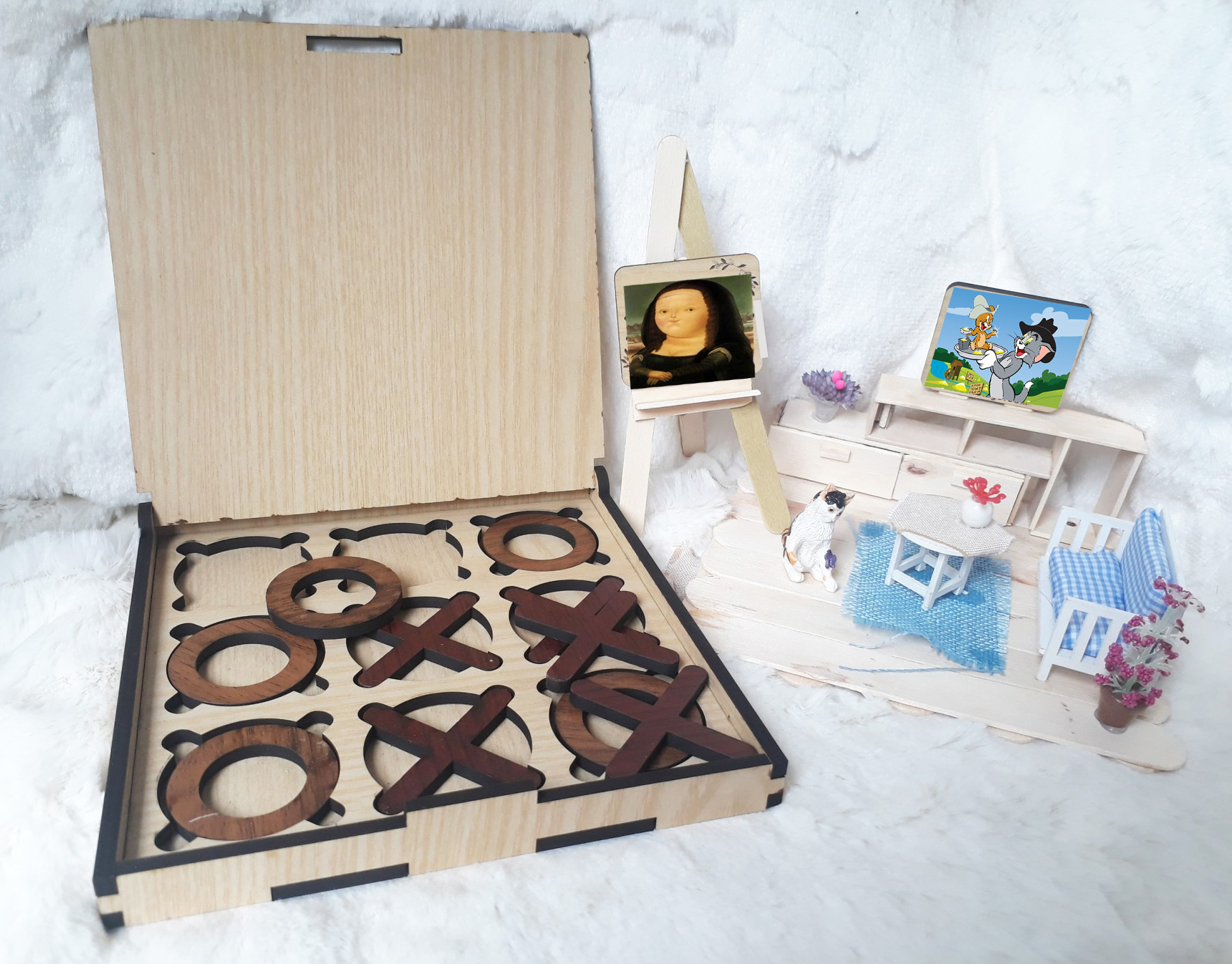 Cờ tic-tac-toe giúp trẻ thông minh, nhạy bén. game trí tuệ nhỏ gọn giúp trẻ tách rời với màn hình máy tính, điện thoại . kiểu dáng nhỏ gọn có thể mang đi mọi nơi