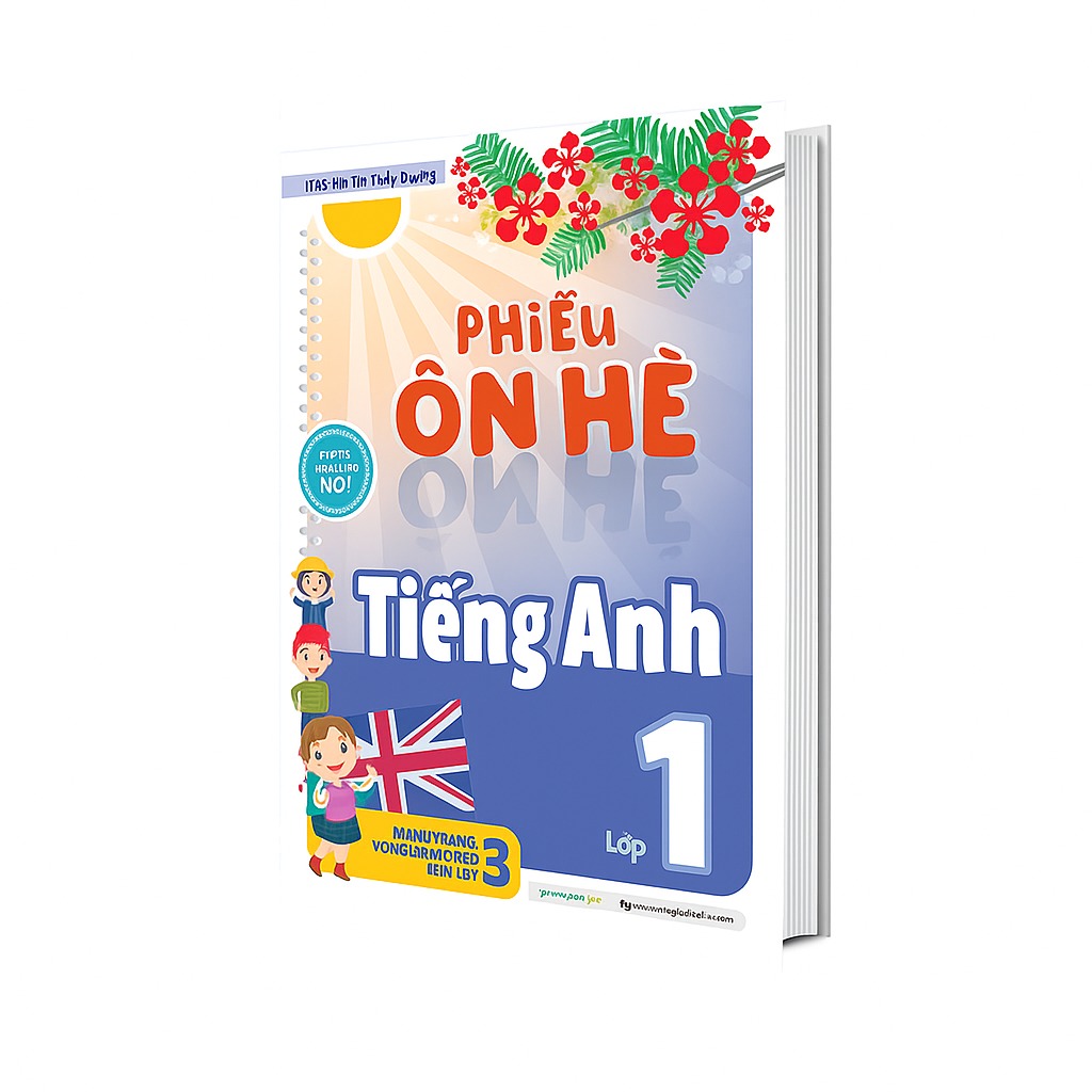 Sách Phiếu Ôn Hè Tiếng Anh Lớp 1