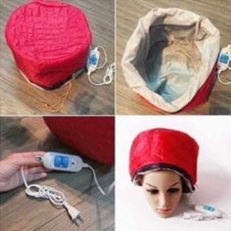 Mũ Hấp Tóc Cá Nhân Tại Nhà Bằng Điện 2 Chế Độ Nhiệt Cao Cấp Có Khóa Kéo