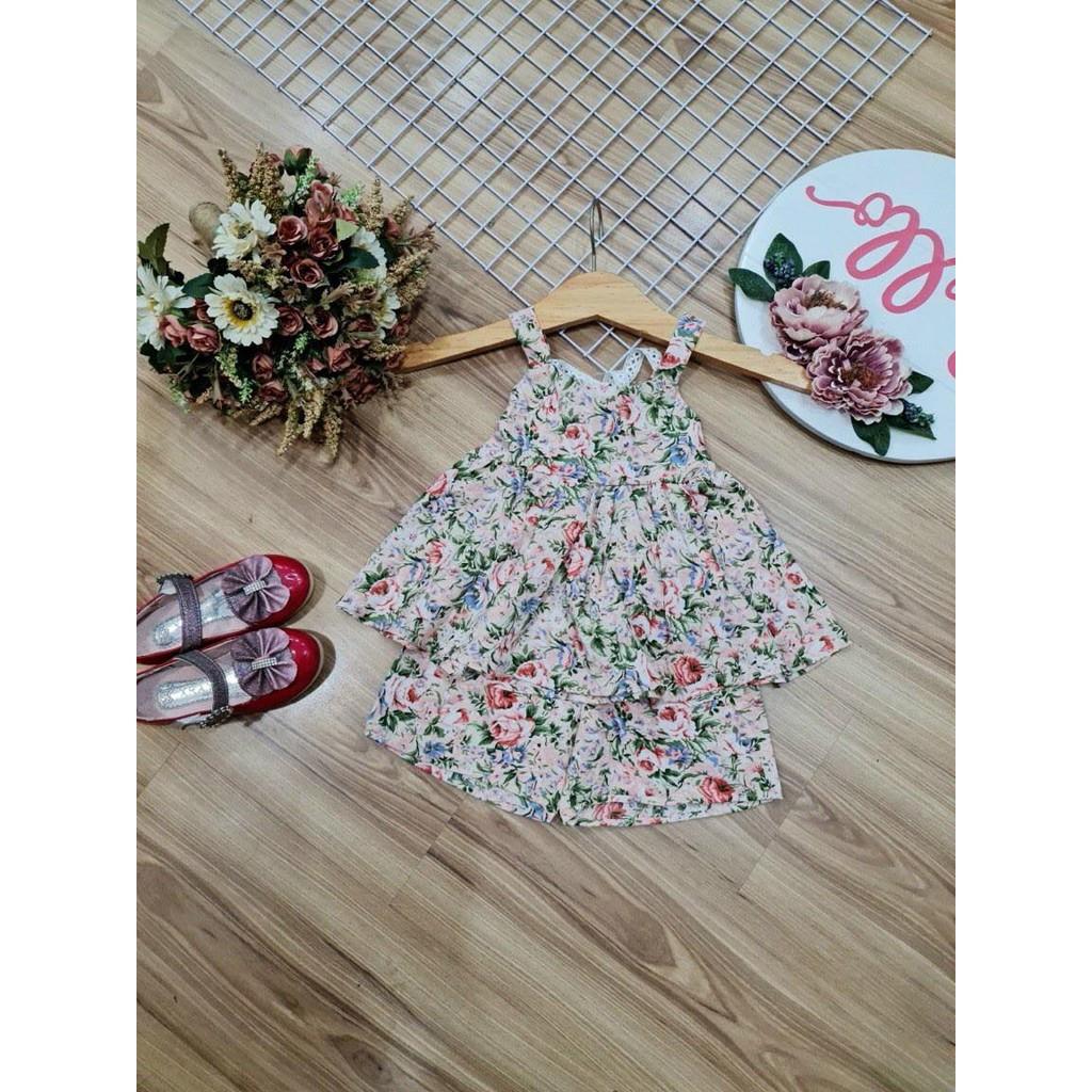 SÉT BỘ LỤA BÔNG MỀM PHỐI REN BÉ GÁI