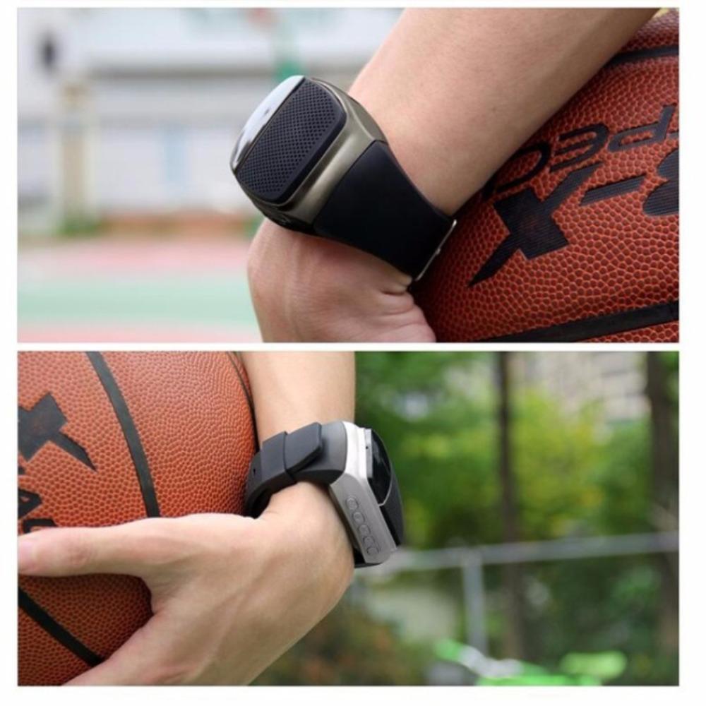 Đồng hồ mới đồng hồ Bluetooth loa ngoài trời FM Hỗ trợ TF Card Watch
