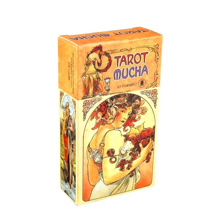 Combo Bộ Bài Bói Tarot Mucha Card Deck và Khăn Trải Bàn Tarot