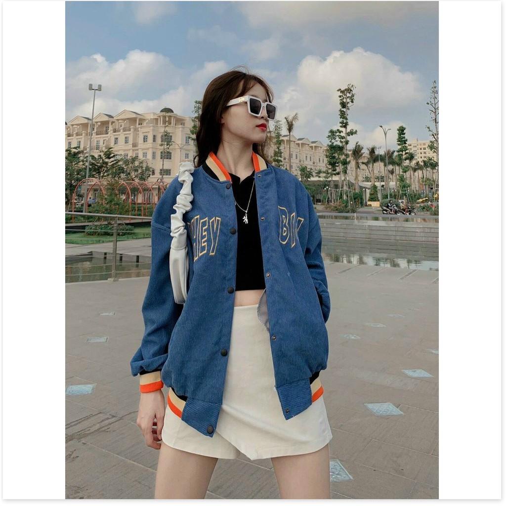 ÁO KHOÁC NỮ BOMBER UNISEX NHIỀU MÀU SẮC XINH XẮN 1HIT1 FASHION