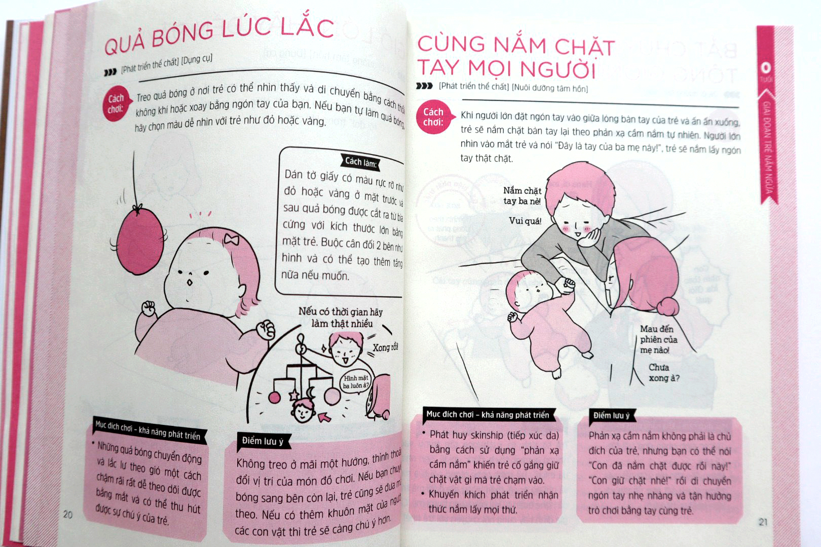 Sách - Trò chơi giúp trẻ 0-2 tuổi phát triển toàn diện thể chất và tâm hồn