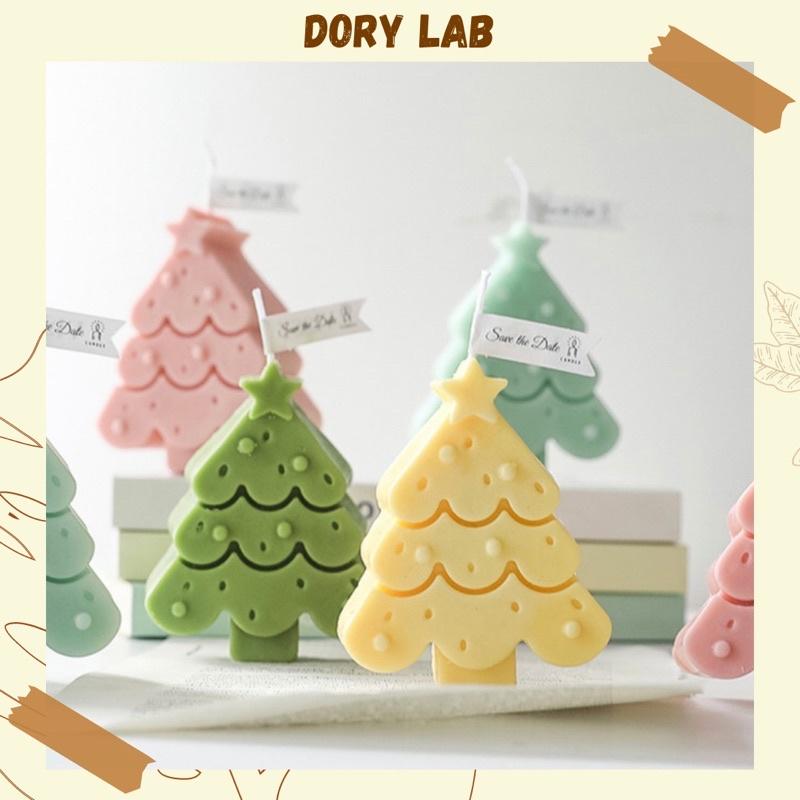 Nến Thơm Giáng Sinh Cây Thông 3 Tầng Nhiều Màu Sắc - Dory Lab