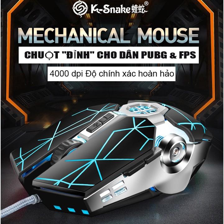 Chuột chuyên game K-SNAKE Q7 CHUỘT ĐỈNH CHO DÂN PUBG & FPS