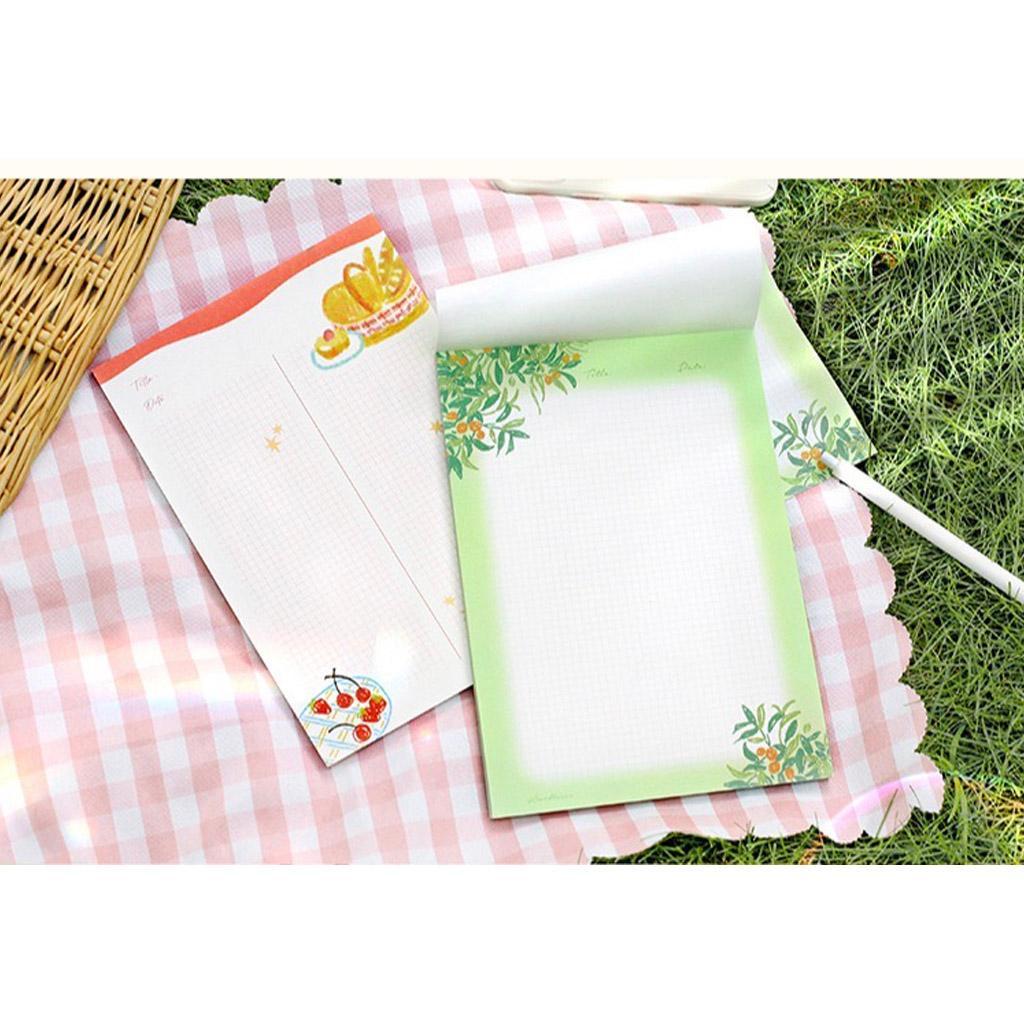Tập 50 tờ giấy take note size B5 Card Lover định lượng 100gsm dùng để học tập ghi chép