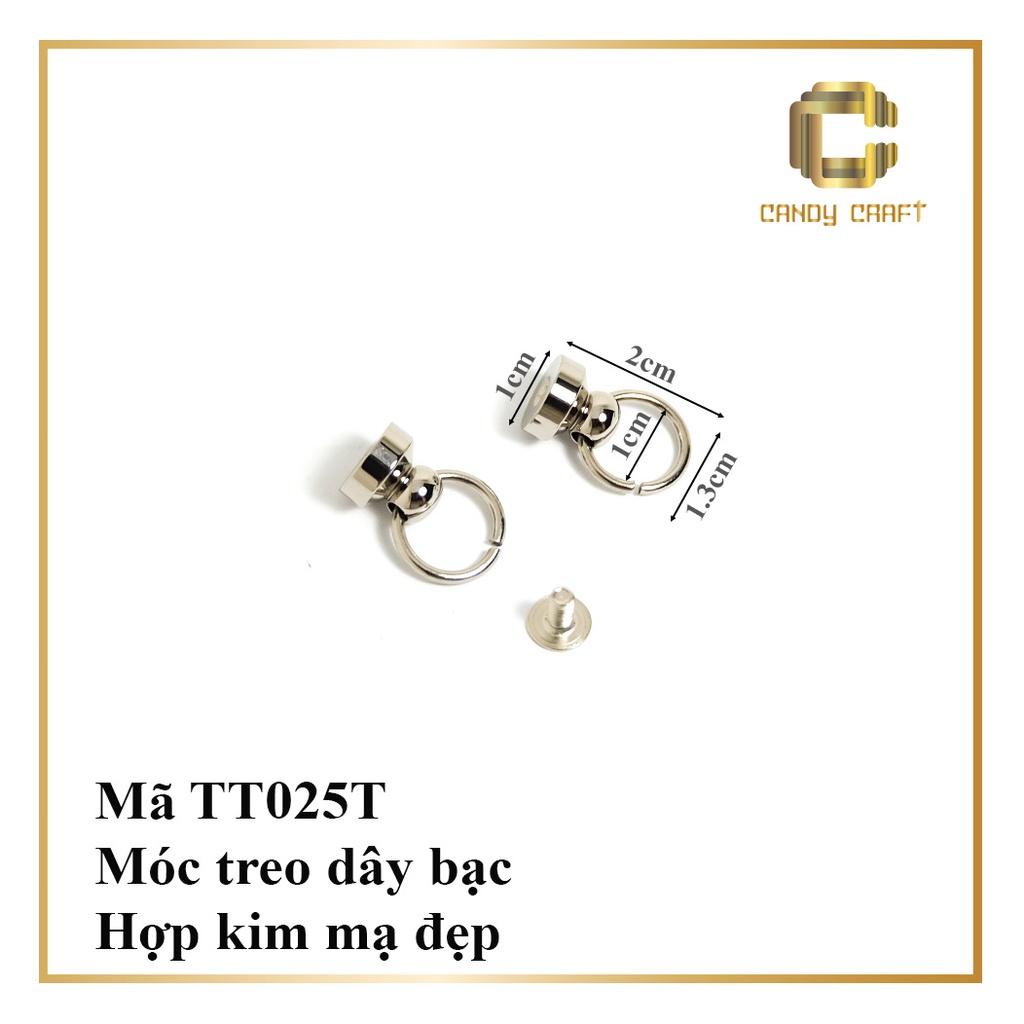 Móc treo cài túi - 1cặp đồng thau 1.1cm