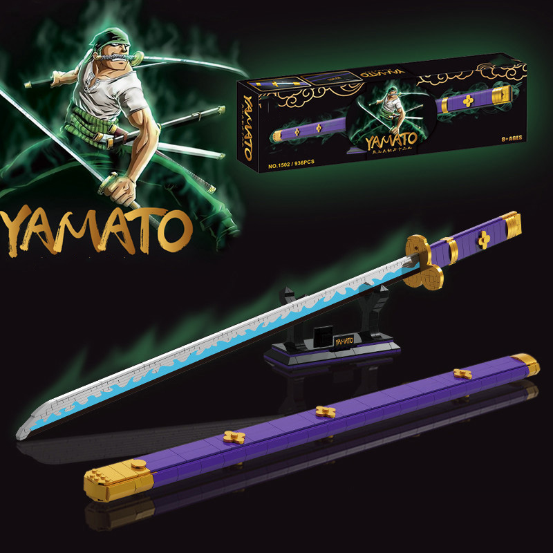 Đồ Chơi Lắp Ghép Xếp Hình Mô Hình Kiếm Enma Sword Của Zoro Trong Đảo Hải Tặc 1502 Với 936 Mảnh Ghép