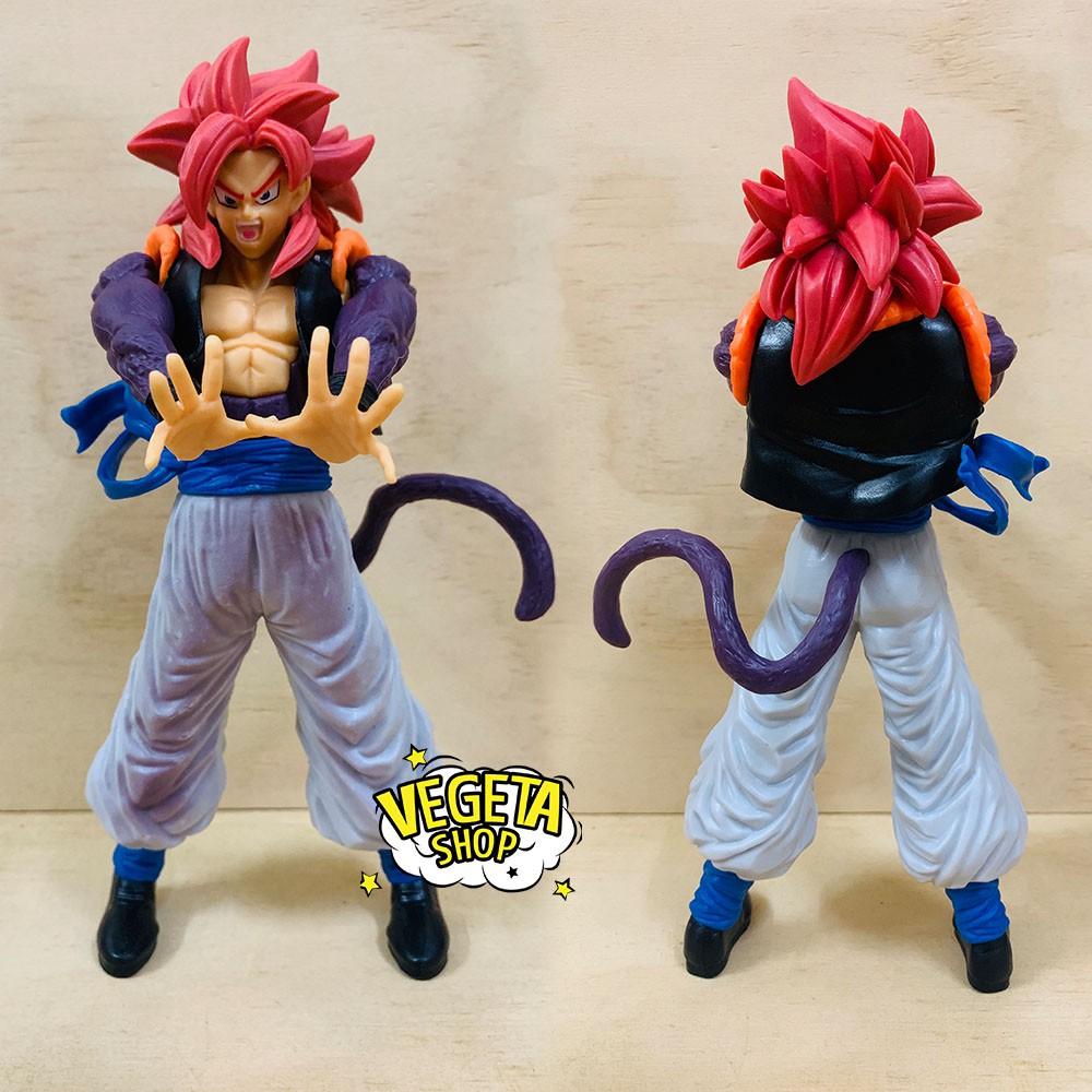 Mô hình Dragon Ball GT - Mô hình Gogeta Super Saiyan 4 - Gogeta SSJ4 - Hợp thể của Goku & Vegeta - Cao 18cm