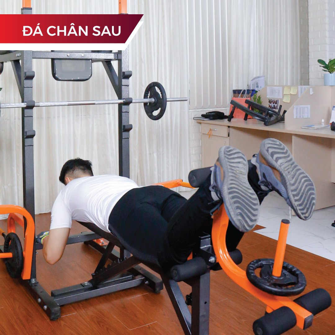 Giàn Tạ Đa Năng Zasami 8215 Có xà đơn xà kép gồm 1 đòn tạ 1m5 - Tặng kèm 1 đôi găng tay - Lựa chọn mức tạ ngẫu nhiên