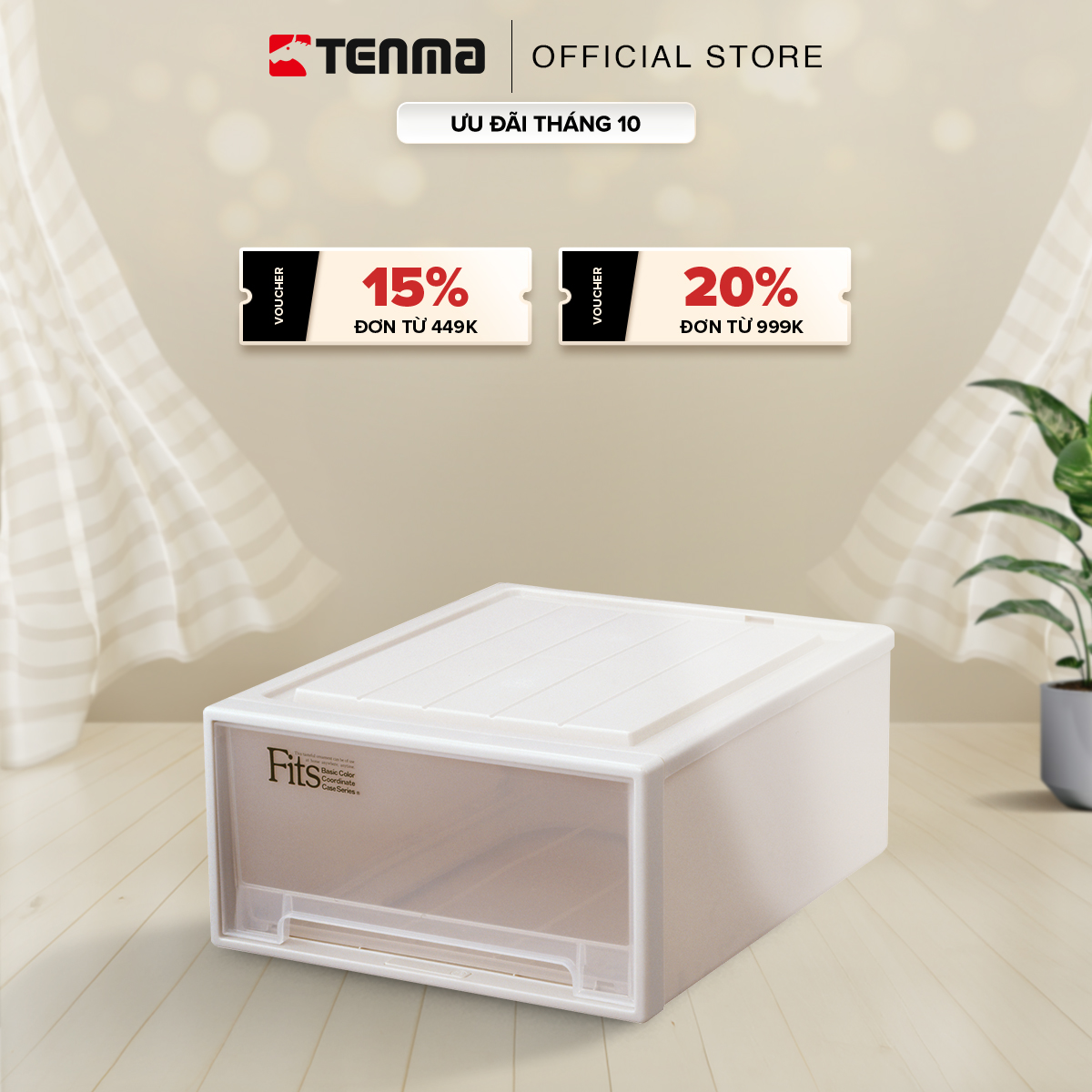 Hộp Ngăn Kéo Nhựa Đa Năng TENMA, Fits M-53 Khổ Rộng