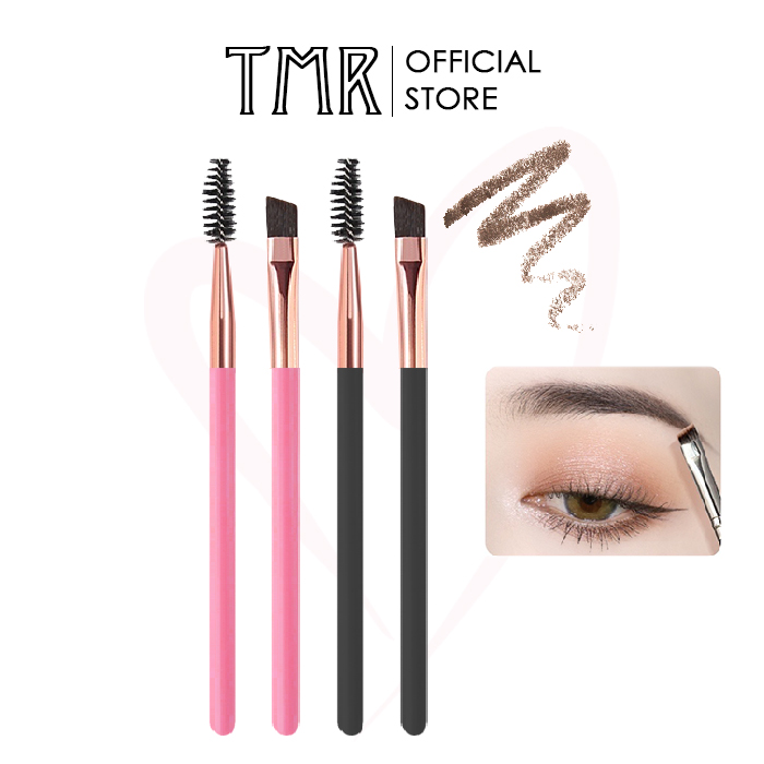 Cọ Tém Lông Mày Trang Điểm  TMR Chic Eyebrow Set bộ đôi trợ thủ đắc lực cho mày ngài sắc nét và gọn gàng