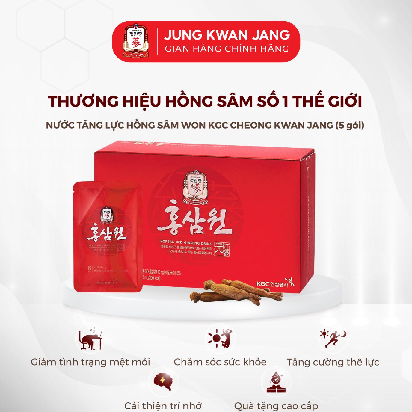 HỘP QUÀ THỊNH VƯỢNG HẠNH PHÚC | Hộp Quà Tặng Hồng Sâm Cao Cấp KGC Cheong Kwan Jang