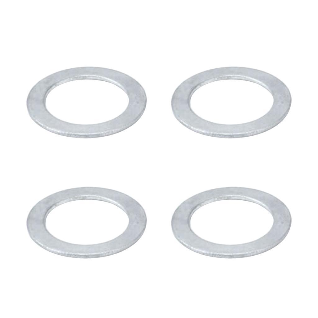 3-5pack 4x Mountain Road Bike Stainless Flat Washer Bike Pedal Gasket Spacer
