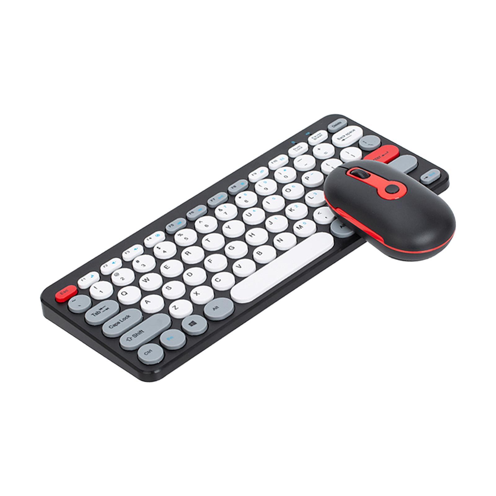 Wireless Computer Keyboard Mouse and Quiet Click for Android Tv Laptop