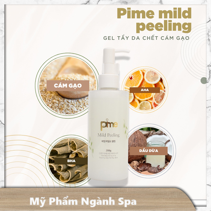 Gel Tẩy Da Chết Pime Mild Peeling 200g làm sáng da