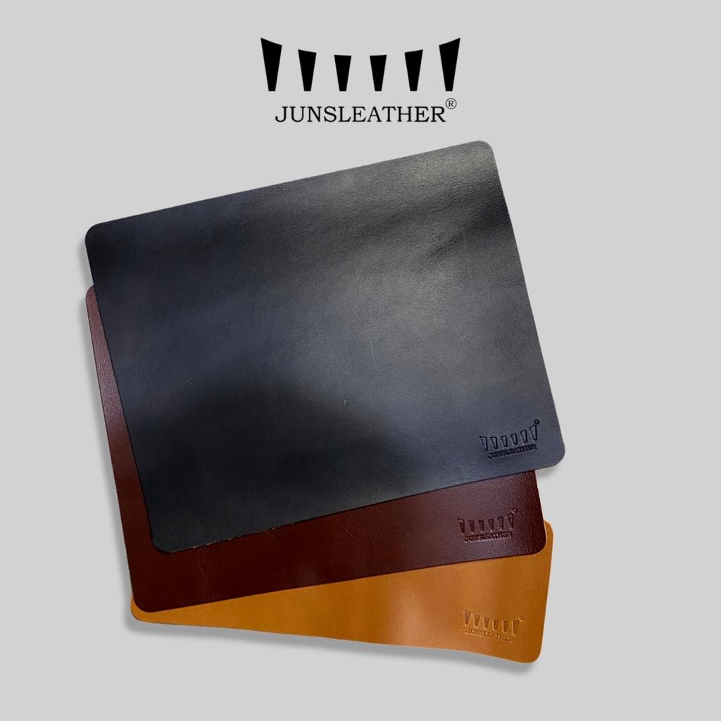 Miếng lót chuột Da bò nguyên tấm kháng nước của Junsleather